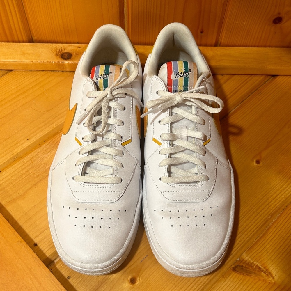 Nike Women’s Court Blanc White Track Red Sneakers 2020 Size 10 - Picture 4 of 8